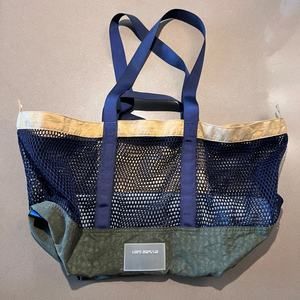 Beyond The Vines Navy Colourblock Carnival Bag Singapore